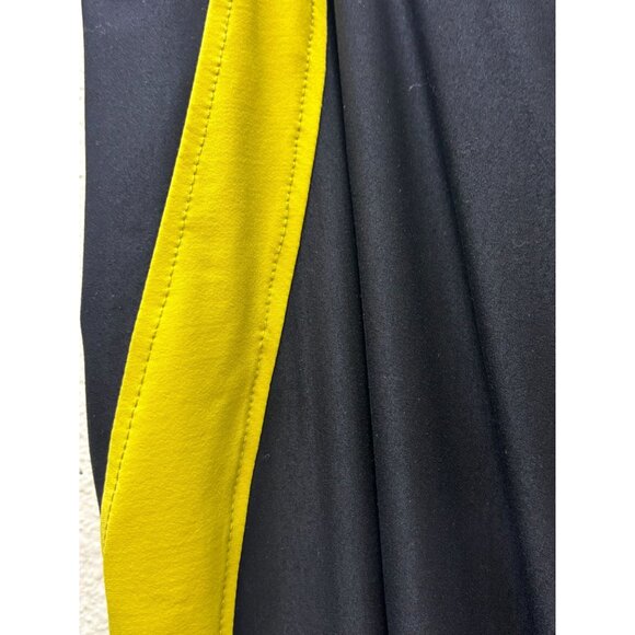 Tekbika By Alembika Yellow & Black Wide-Leg Pants Size 5/XL - Picture 3 of 5